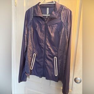 Lululemon Run Featherweight Hybrid Jacket Royalty Size 12 Running Walking
